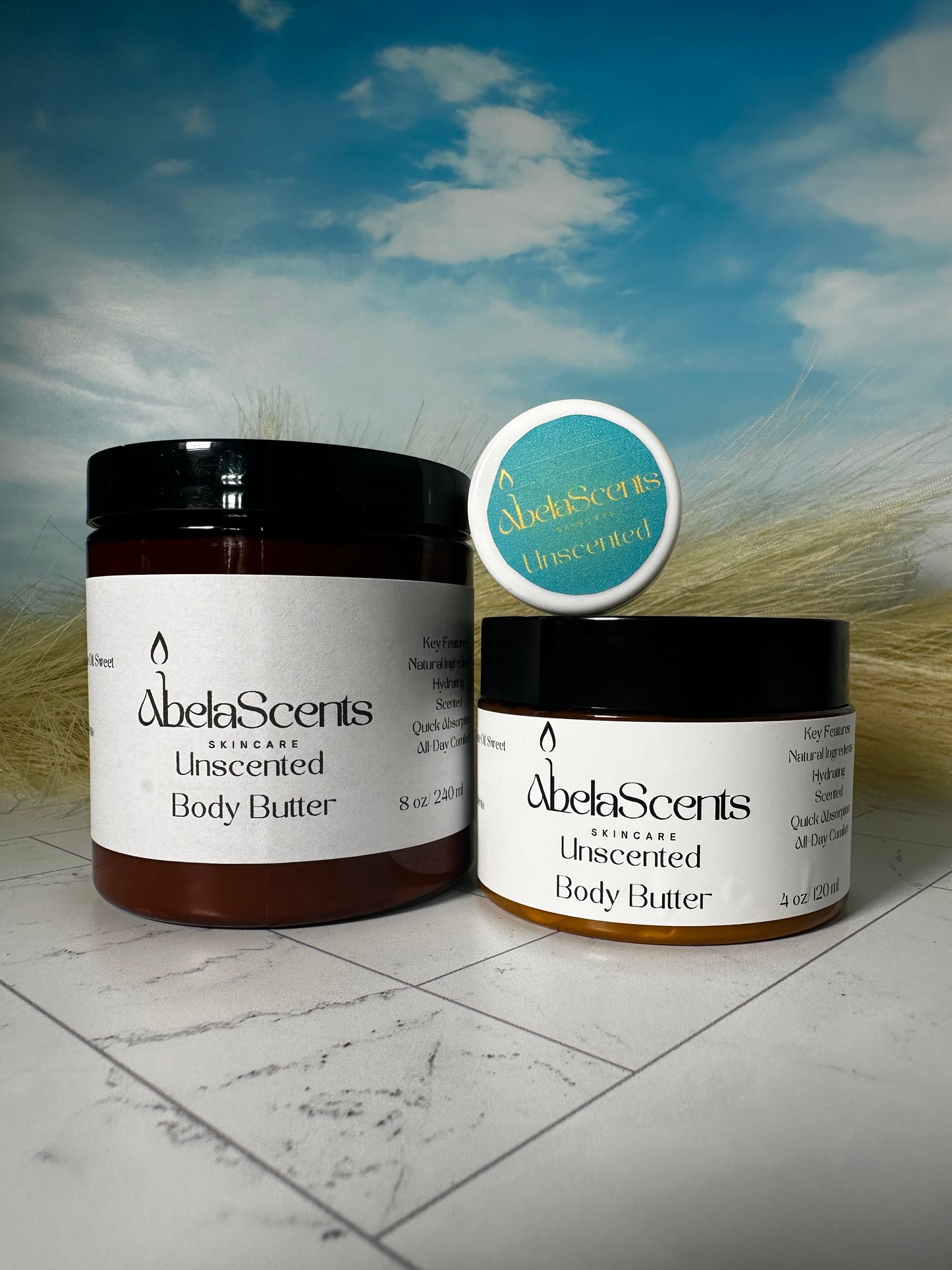 AbelaScents Whipped Unscented Body Butter